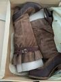 Timberland Nevali Tall Braun Stiefel Neu Gr:36 Brown 19615 Women 8cm Absatz