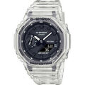 Casio G-SHOCK GA-2100SKE-7AER 45mm Transparentes Resingehäuse mit Silberem...