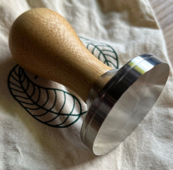 Espreso Kaffee Tamper 58mm Edelstahl + Bambus | Barista Zubehör | PURO VERDE