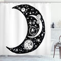 magic Moon Duschvorhang Crescent Doodle