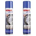 SONAX XTREME ReifenGlanzSpray Wet Look Reifenpflege Reifenschwarz 2 x 400 ml