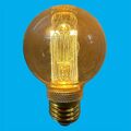 4x 2,5W LED Antik Gold Filament G80 80 mm Globe Glühbirnen Schraube ES E27 Dekor