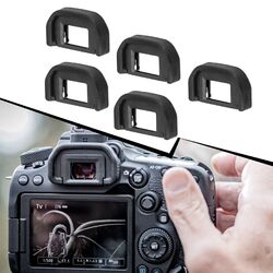5 stücke EF Augenmuscheln Gummi Für Canon EOS 600D 550D 700D 500D 1000D Kit neu