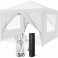 Pavillon 3x3m 3,3x3,3m Wasserdicht Faltbar Pop Up Partyzelt Gartenzelt UV Schutz