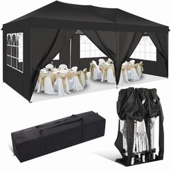 Pavillon Faltpavillon 3x3m 3x6m Wasserdicht Partyzelt Gartenzelt UV-Schutz Zelt