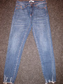 ZARA Jeans Skinny Jeans Mid-Rise  mediumblau - 38 - neuwertig