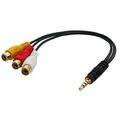 Lindy Audio-Video-Adapter CV+Audio-Stereo mit 4-Segment # 35539