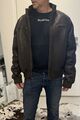 Italienische Flieger Bomber Lederjacke Lammfell Blouson Aviator shearling B3 XL