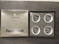 4x Porsche Original Nabendeckel NEU Brillantsilber 