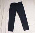 Blaue L.O.G.G. H&M Baumwolle Chino Dunkelblau Hose EUR 40 W 30 L 28  P19