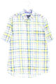 Marc O´Polo checked shortsleeve shirt Cotton Logo-Stitching M sorbet shades