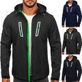 Softshelljacke Windjacke Jacke Übergangsjacke Motiv Sport Herren BOLF Soft Shell