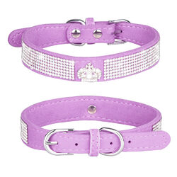 Hundehalsband Katzenhalsband Halsband mit Leine Welpe Strasshalsband  Hundeleine