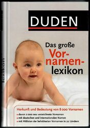 📓 Duden - Das große Vornamenlexikon / 3. Auflage (Volker Kohlheim, gebunden)