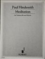 Paul Hindemith Meditation für Cello und Klavier