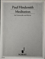 Paul Hindemith Meditation für Cello und Klavier