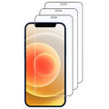 3x Panzerfolie für iPhone 15 14 13 12 11 XS Pro Max 8 7 Plus SE Schutzfolie Glas