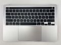 Apple MacBook Pro 13" 2020 A2251 Topcase Gehäuse Upper Body Tastatur Silber MwSt