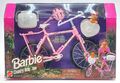 1996 Barbie Fahrrad: Country Ride Bike (Rosa) mit Hündchen / Mattel 67560, NrfB