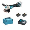 Makita DGA519RTJ 2 x 5,0Ah - Akku Winkelschleifer 18 V 125 mm