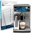 Bruni 2x Folie für Philips Saeco PicoBaristo Deluxe SM5573/10 Schutzfolie