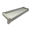 Fensterbank aussen Aluminium silber EV1 50 - 225mm inkl Kunststoffgleitabschluss