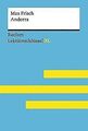 Andorra von Max Frisch: Lektüreschlüssel mit Inha... | Buch | Zustand akzeptabel