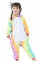 Kinder Kostüm Einhorn Tieroutfit Cosplay Unicorn Schlafanzug Karneval Fasching