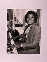 James Brown Foto Original Presseverband Förderung Hamburg Deutschland 1988