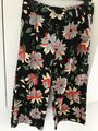 culotte hose Zara ca. XL blumen print boho blogger business