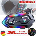 Motorradhelm Bluetooth Motorrad Helm Bluetooth Headset Helm Kopfhörer 1000mAh