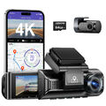 AZDOME 4K Dashcam 5GHz WiFi GPS Autokamera 4K+1080P Loop-Aufnahme WDR M550 PRO