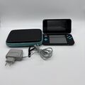 New Nintendo 2DS XL Handheld-Spielekonsole - Schwarz/Türkis | Zustand Gut/Ok