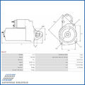 NEU - AS-PL S5127 Starter für JEEP