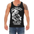 Träger Achsel Muskel Shirt Tank Top Das letzte Hemd hat keine Taschen Tod death