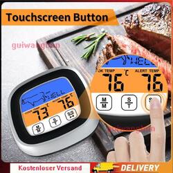 Grillthermometer Digital Bratenthermometer BBQ Smoker Fleischthermometer Fühler