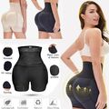 Damen Bodyshaper Miederhose Hohe Taille Bauchweg Push Up Hip Enhancer Shapewear