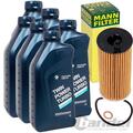 MANN ÖLFILTER + ORIGINAL TWINPOWER TURBO MOTORÖL passend für BMW LL-04 5W-30