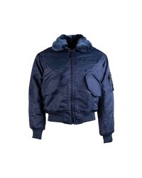 SWAT CWU Jacke m. abnehmb. Kragen dk.blau, Bomberjacke m. Kragen           -NEU-