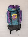 Vintage Trekking Rucksack Robens Pack 60 L  Lila Grün Retro 90s Reisen Travel 