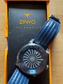 Zinvo Blade Alpha Herrenuhr 44mm blau-silber