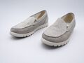 Waldläufer Damen Mokassin Slipper Halbschuh Leder grau Gr. 36 EU Art. 4632-80