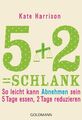 5+2= schlank: So leicht kann Abnehmen sein: 5 Tage essen, 2 Tage reduzieren So l