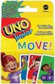 UNO Junior Move!  Aktive Variante des Kartenspiels, 3 Schwierigkeitsstufen