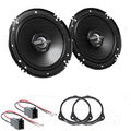 JVC LAUTSPRECHER für OPEL CORSA D 2006-2014 Front Vorn Tür 2-Wege 300W 165 #AE7K