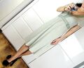 CONTAINER Damen Kleid Boho Tunika Minikleid Trend A Linie Geblümt Midikleid Gr M