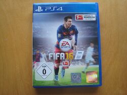 PS4 FIFA 16 EA Sports PlayStation Sony Playstation, Fußball Spiel, Game