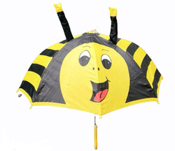 Kinderregenschirm Regen Schirm Umbrella Biene gelb schwarz 75 cm Jungen Mädchen