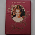 💥💥💥 ROMY SCHNEIDER - SISSI - TRILOGIE - HARTBOX MIT 3 DVD'S & 3 POSTKARTEN