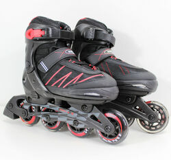 Kinder Inliner HYS Black | Junior Softboot Inline Skates ThermoVent 37 38 39 40